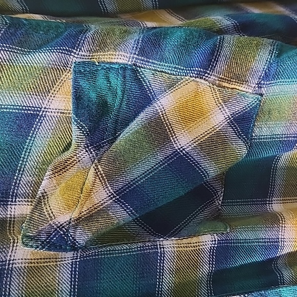 Christopher & Banks Button Front Plaid Shirt EUC - Picture 2 of 8